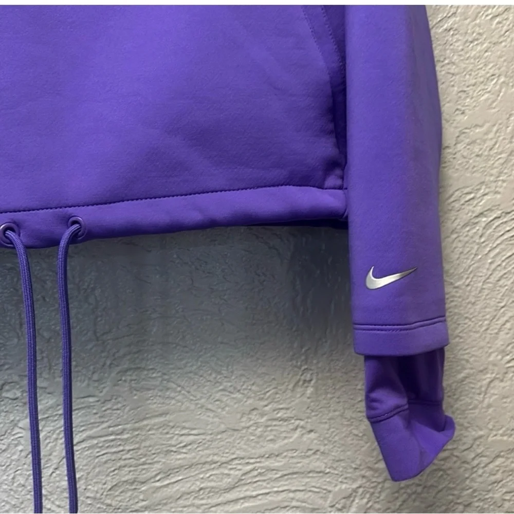 Nike Women's Purple High-Neck Sweatshirt - Picture 6 of 7